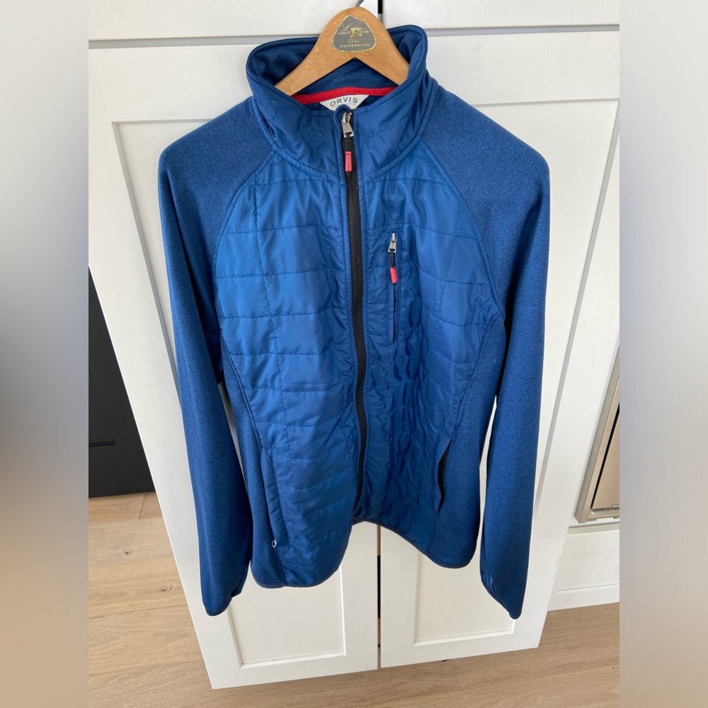 Orvis Mens zip up - size L - worn twice